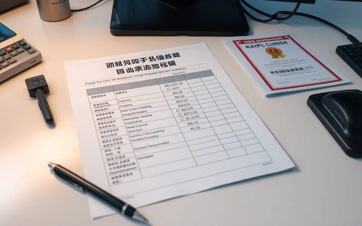 设备安装完成后交付资料清单与使用说明